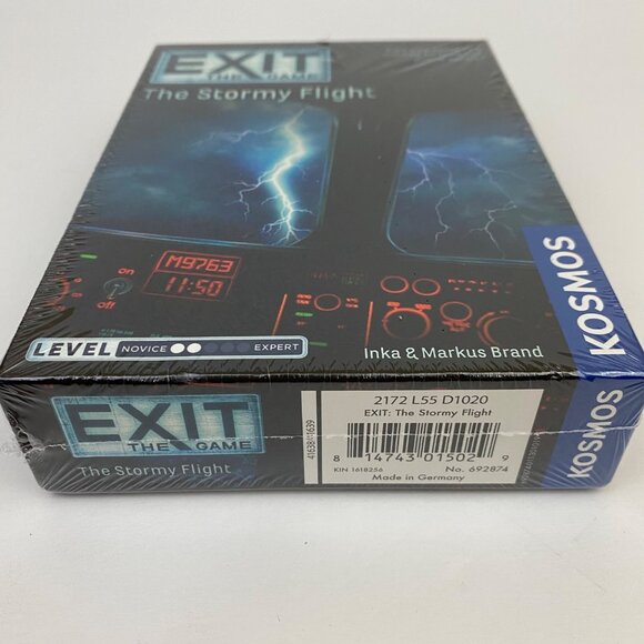 Exit the Game The Stormy Flight Escape Room at Home Game 1-4 Players Ages 10+ - Picture 3 of 8